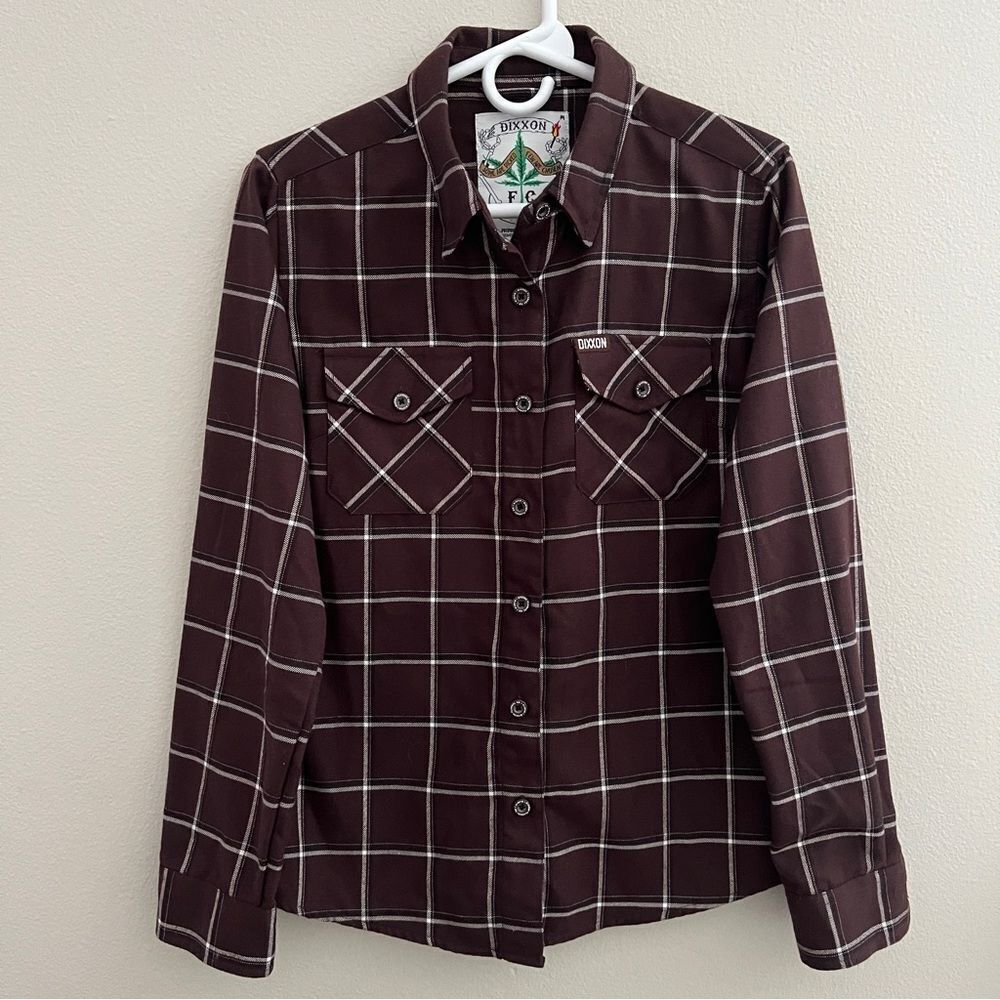Dixxon Flannel The Marin Women’s Size M Brown Plaid